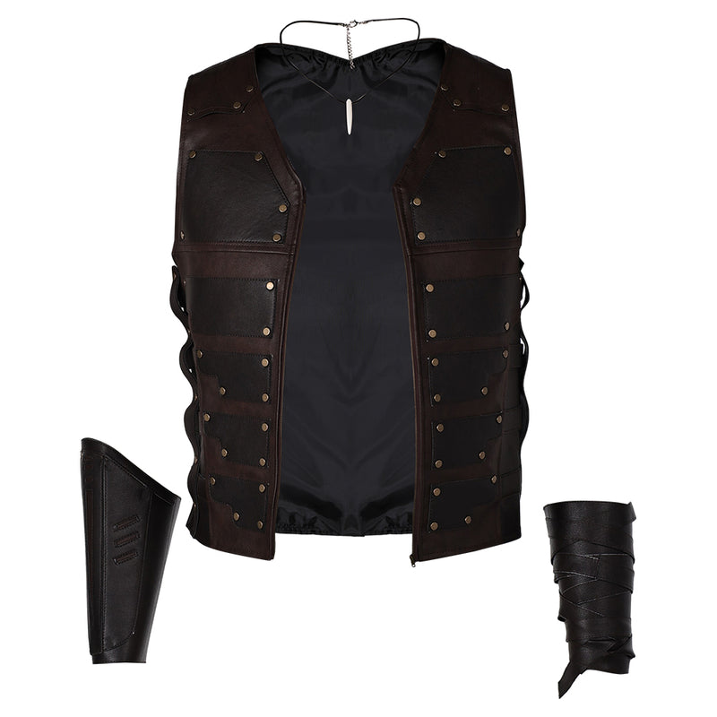 Kraven the Hunter Kraven Black Vest Set Carnival Halloween Cosplay Costume