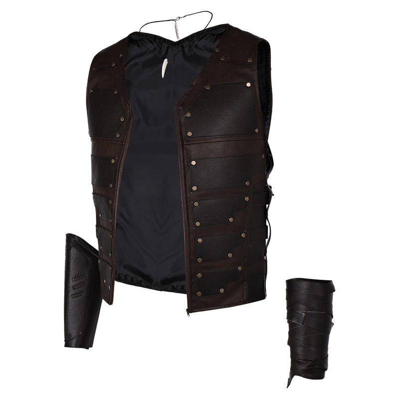 Kraven the Hunter Kraven Black Vest Set Carnival Halloween Cosplay Costume