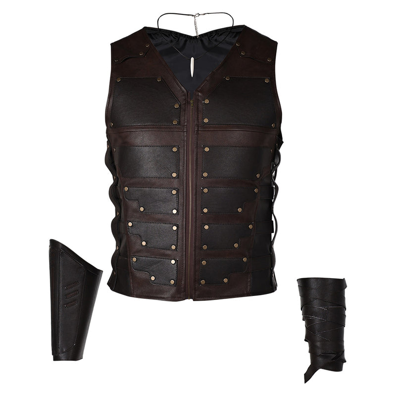 Kraven the Hunter Kraven Black Vest Set Carnival Halloween Cosplay Costume