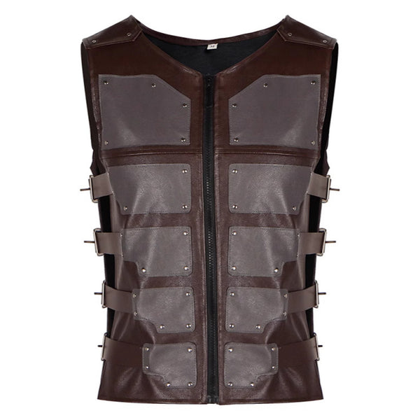 Kraven the Hunter Kraven Brown Vest Carnival Halloween Cosplay Costume