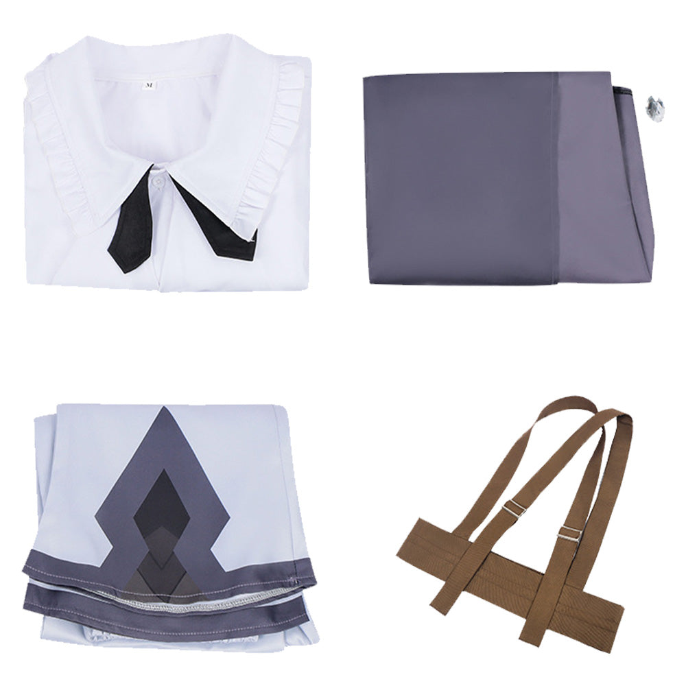 Kunon The Sorcerer Can See (2026) Kunon Gurion Gray Set Outfits Cosplay Costume