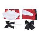 Kunon the Sorcerer Can See Mirika Huglia Red Uniform Dress Outfit Women Halloween Carnival Party Cosplay Costume
