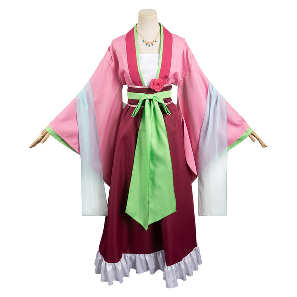 Kusuriya no Hitorigoto Anime Maomao Pink Dress Set Party Carnival Halloween Cosplay Costume