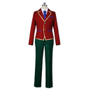 Red Uniform Halloween Party Carnival Cosplay Costume