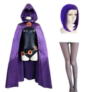 Teen Titans Raven Outfits Halloween Carnival Suit Cosplay Costume