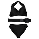 Lara Croft Tomb Raider: The Cradle of Life Movie Lara Croft Women Black Bikini Set Swimsuit Cosplay Costume