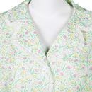 Lisa Frankenstein Movie Misty Women Green Floral Pajamas Party Carnival Halloween Cosplay Costume