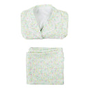 Lisa Frankenstein Movie Misty Women Green Floral Pajamas Party Carnival Halloween Cosplay Costume