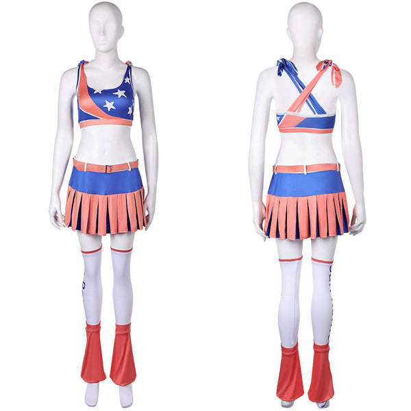 Lollipop Chainsaw RePOP(2024) Juliet Starling Women Blue Orange Outfit Cosplay Costume