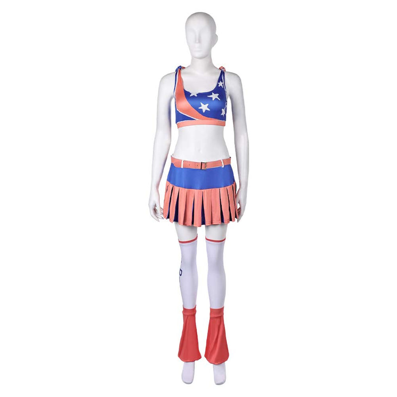 Lollipop Chainsaw RePOP(2024) Juliet Starling Women Blue Orange Outfit Cosplay Costume