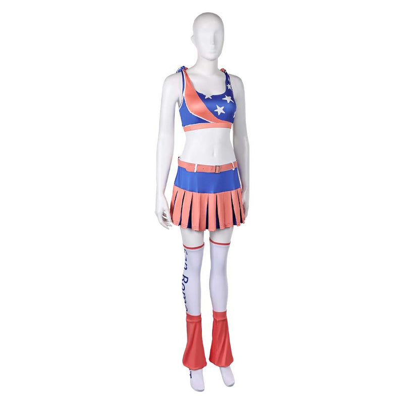 Lollipop Chainsaw RePOP(2024) Juliet Starling Women Blue Orange Outfit Cosplay Costume