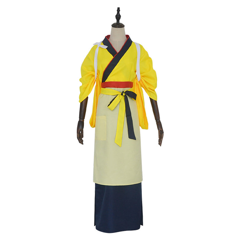 Lycoris Recoil Kurumi Inoue Takina Nishikigi Chisato Women Kimono Outfit Cosplay Costume