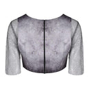 Mae Women Printed Panelled Cuirass Top Party Carnival Halloween Cosplay Costume