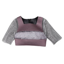 Mae Women Printed Panelled Cuirass Top Party Carnival Halloween Cosplay Costume