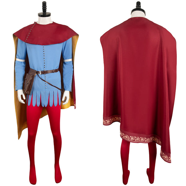 Manor Lords Game Suzerain Red And Blue Outift Party Carnival Halloween Cosplay Costume