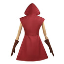 Mariah Red Cloak Set Outfi Women Halloween Carnival Party Cosplay Costume 