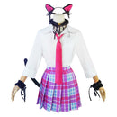 Marin Kitagawa Cat Girl Women White Dress Outfit Carnival Halloween Cosplay Costume