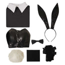Marin Kitagawa Women Black Jumpsuit Bunny Girl Outfit Carnival Halloween Cosplay Costume