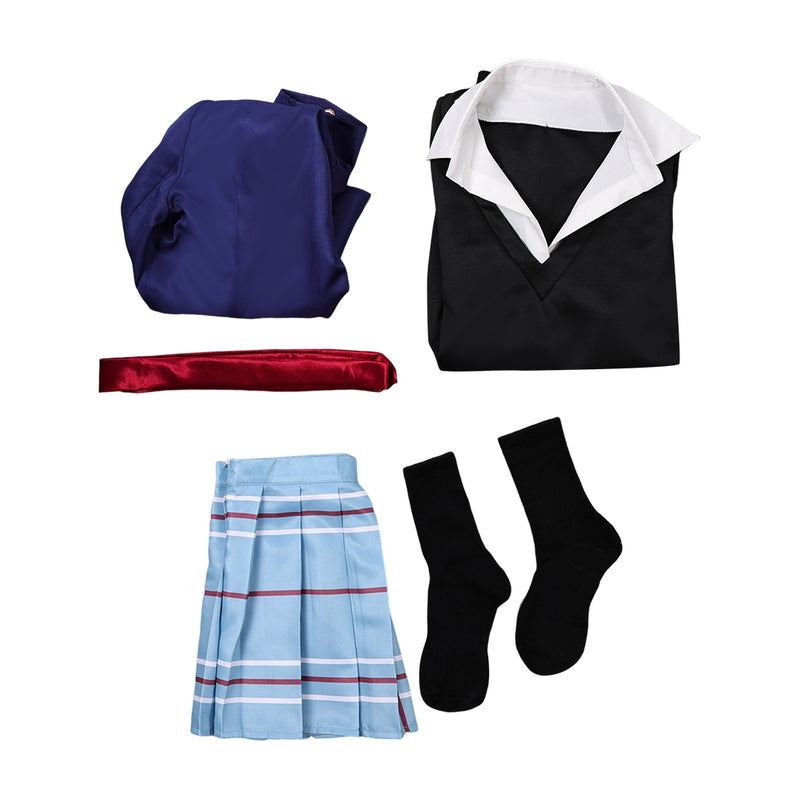Marin-chan Cosplay Blue And Black Dress Outfit Carnival Halloween Cosplay Costume Marin-chan Cosplay Blue And Black Dress Outfit Carnival Halloween Cosplay Costume