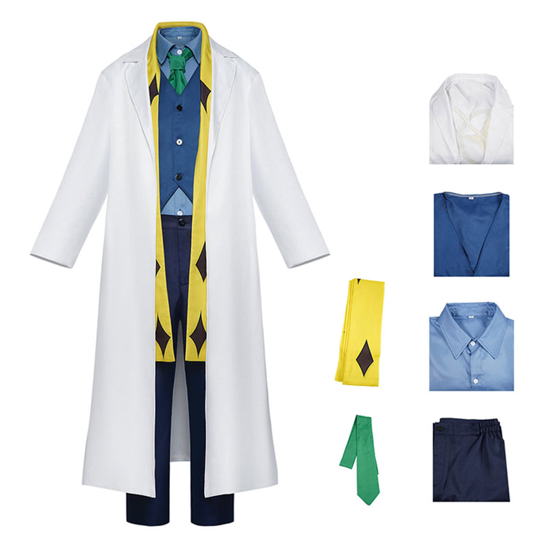 Mashle: Magic and Muscles Season 2 (2024) Anime Ryoh Grantz Blue And White Outfit Cosplay Costume