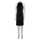 MaXXXine 2024 Movie Maxine Women Black Leather Dress Party Carnival Halloween Cosplay Costume