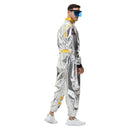 Men Astronaut Futuristic Fullset Outfits Halloween Carnival Cosplay Costume