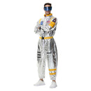 Men Astronaut Futuristic Fullset Outfits Halloween Carnival Cosplay Costume