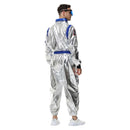 Men Astronaut Futuristic Fullset Outfits Halloween Carnival Cosplay Costume
