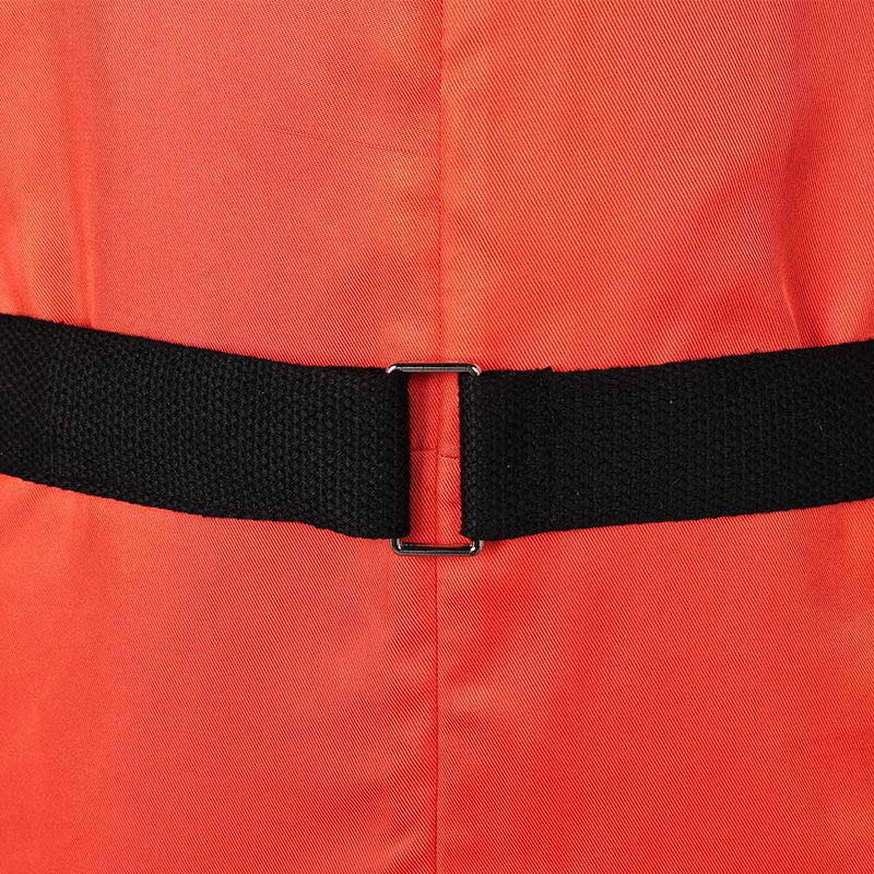 Men's Jumpsuit with Belt Orange Uniform Outfit Cosplay Costume Outfits Halloween Carnival Suit