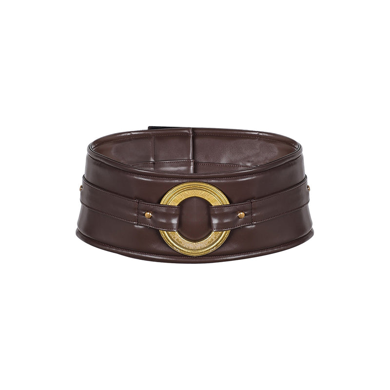 Merlin Women Brown Cosplay Belt Waistband Halloween Carnival Costume Accessories