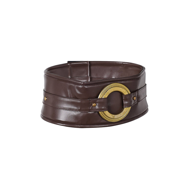 Merlin Women Brown Cosplay Belt Waistband Halloween Carnival Costume Accessories