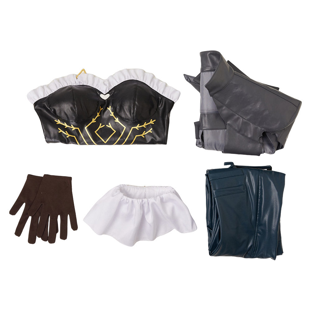 Metaphor: ReFantazio Hulkenberg Women Blue Outfit Carnival Halloween C