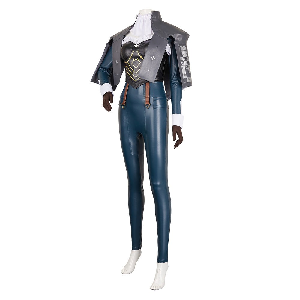 Hulkenberg Women Blue Outfit Carnival Halloween Cosplay Costume
