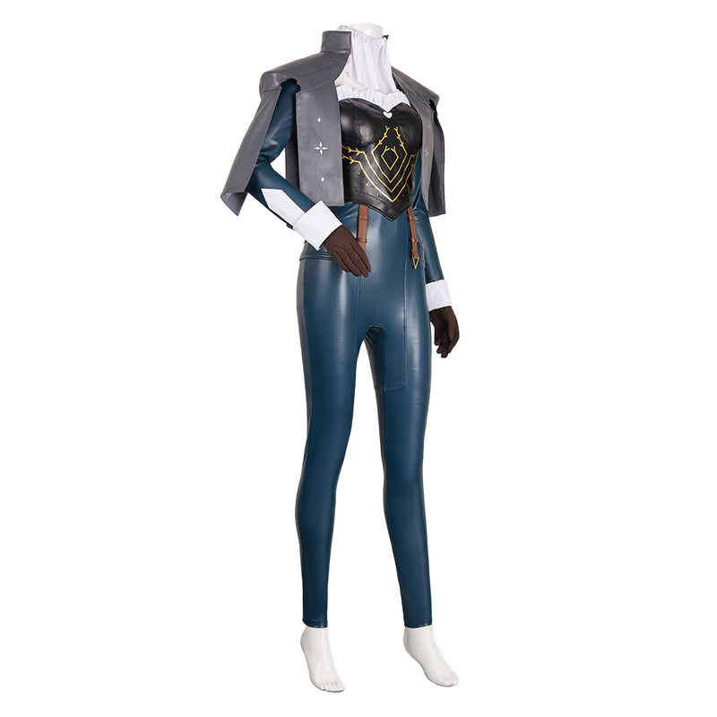 Metaphor: ReFantazio Hulkenberg Women Blue Outfit Carnival Halloween Cosplay Costume