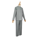 Mickey 17 (2025) Mickey Grey Top Pants Set Carnival Halloween Cosplay Costume