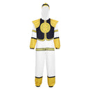 Mighty Morphin Power Rangers Men Yellow Ranger Hoodie Pullover Pajamas Halloween Carnival Party Cosplay Costume