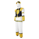 Mighty Morphin Power Rangers Men Yellow Ranger Hoodie Pullover Pajamas Halloween Carnival Party Cosplay Costume