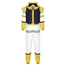 Mighty Morphin Power Rangers Men Yellow Ranger Hoodie Pullover Pajamas Halloween Carnival Party Cosplay Costume