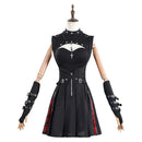 Misa Amane Women Black Gothic Dress Outfit Carnival Halloween Cosplay Costume
