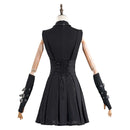 Misa Amane Women Black Gothic Dress Outfit Carnival Halloween Cosplay Costume