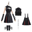 Misa Amane Women Black Gothic Dress Outfit Carnival Halloween Cosplay Costume
