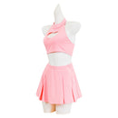 Misa Amane Women Pink Outfit Carnival Halloween Cosplay Costume