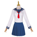 Mission: Yozakura Family Anime Mutsumi Yozakura Women Blue Dress Party Carnival Halloween Cosplay Costume