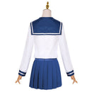 Mission: Yozakura Family Anime Mutsumi Yozakura Women Blue Dress Party Carnival Halloween Cosplay Costume