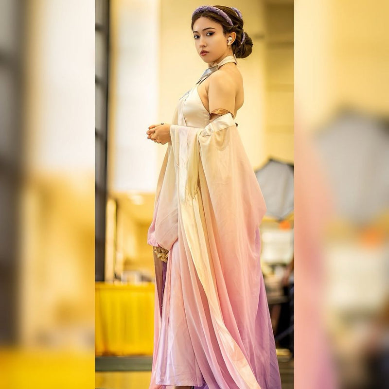 Padme Amidala Naberrie Lake Dress Cosplay Costume