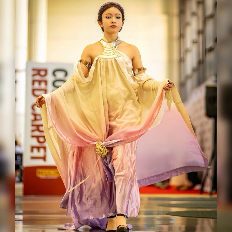 Padme Amidala Naberrie Lake Dress Cosplay Costume