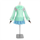 OW Kiriko Women Blue Dress Outfit Carnival Halloween Cosplay Costume