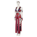 Mortal Kombat Game Nitara Women Red Dress Set Party Carnival Halloween Cosplay Costume