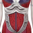 Mortal Kombat Game Nitara Women Red Dress Set Party Carnival Halloween Cosplay Costume