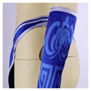 Mortal Kombat Kitana Blue Sexy Outfits Remake Women Cosplay Costume Halloween Carnival Party 